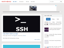 Tablet Screenshot of nguoihiendai.com